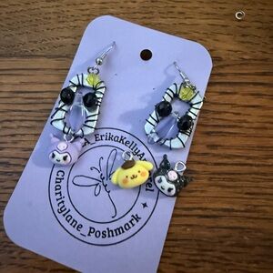 You pick second character! :) Erika Kelly Upcycled Earrings